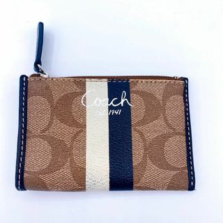 コーチ(COACH)のコーチ COACH パスケース シグネチャー  ブラウン(コインケース)