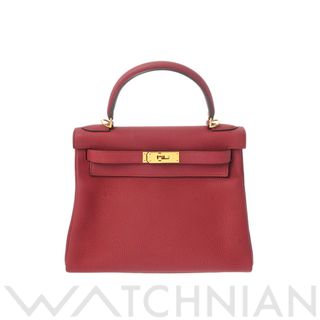 エルメス(Hermes)の中古 エルメス HERMES レディース ハンドバッグ ルージュグレナ /ゴールド金具 トゴ(ハンドバッグ)