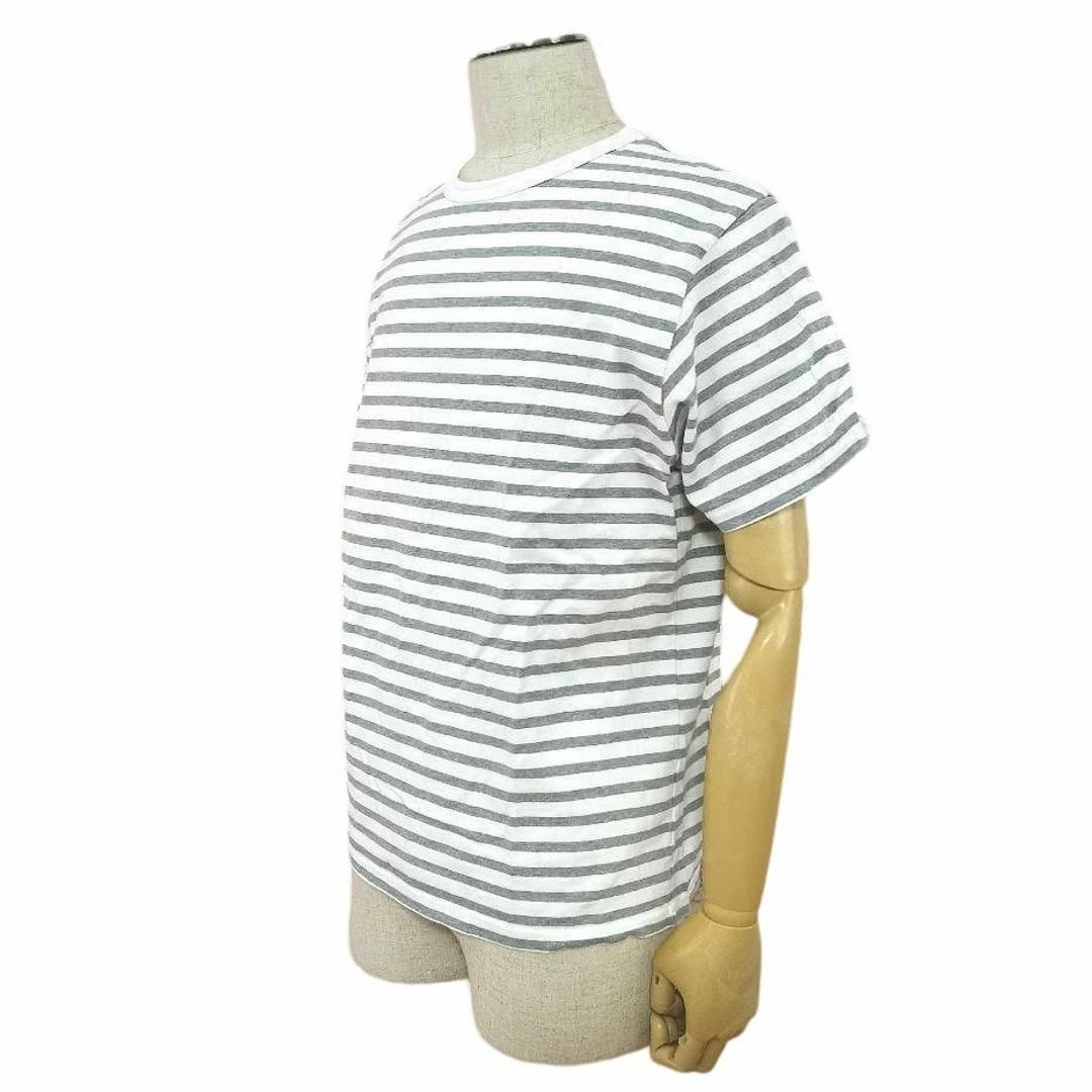 【XL(4)】AUG ク・ラッチ メンズ ボーダー Tシャツ 半袖 オシャレ メンズのトップス(Tシャツ/カットソー(半袖/袖なし))の商品写真