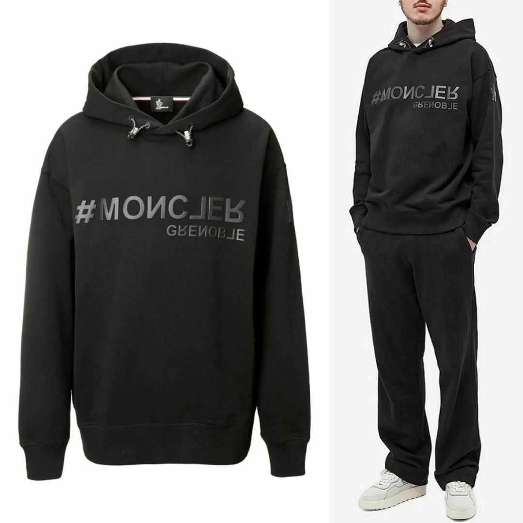 MONCLER(モンクレール)の送料無料 64 MONCLER GRENOBLE モンクレール グルノーブル 8G00011 8098U ブラック パーカー スウェット size M メンズのトップス(パーカー)の商品写真