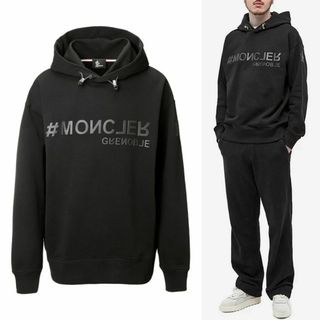 MONCLER - 送料無料 64 MONCLER GRENOBLE モンクレール グルノーブル 8G00011 8098U ブラック パーカー スウェット size M