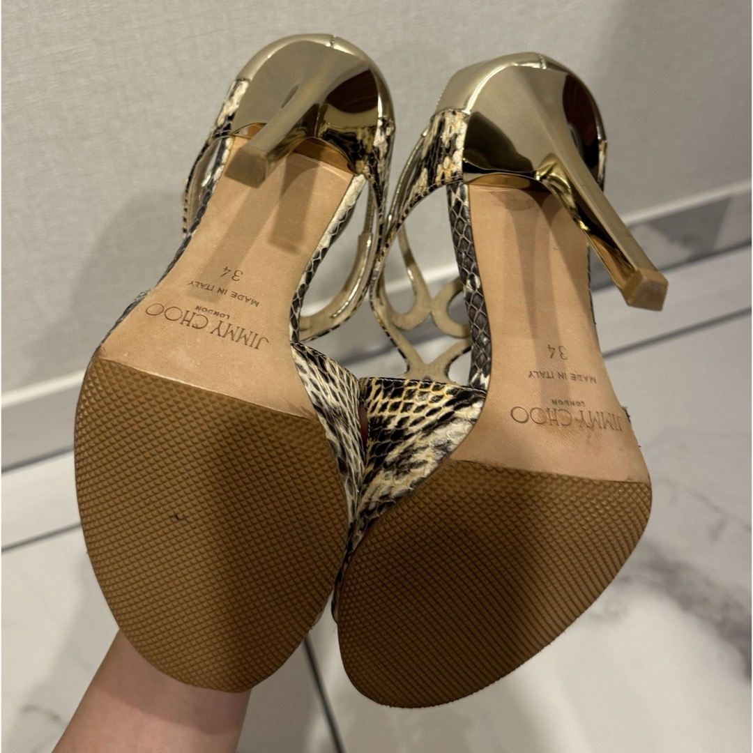 JIMMY CHOO(ジミーチュウ)のジミーチュウ　サンダル　34サイズ レディースの靴/シューズ(サンダル)の商品写真