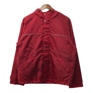 ギャップ(GAP)の90年代 GAP ギャップ ナイロン パーカー ジャケット アウトドア レッド (メンズ M) 中古 古着 Q4031(その他)