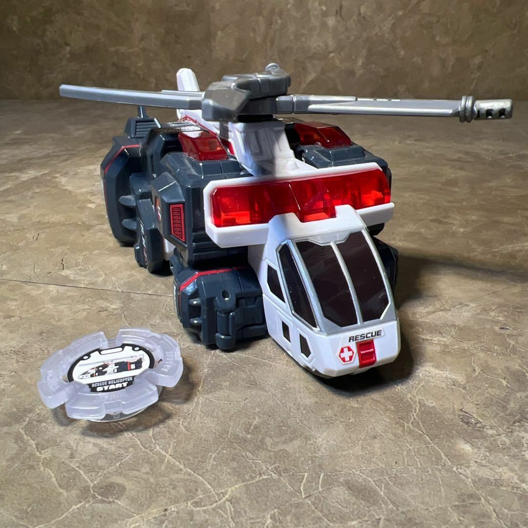 トミカドライブヘッド　サポートビーグル　ハイパーシリーズ　レスキューヘリコプター エンタメ/ホビーのおもちゃ/ぬいぐるみ(ミニカー)の商品写真