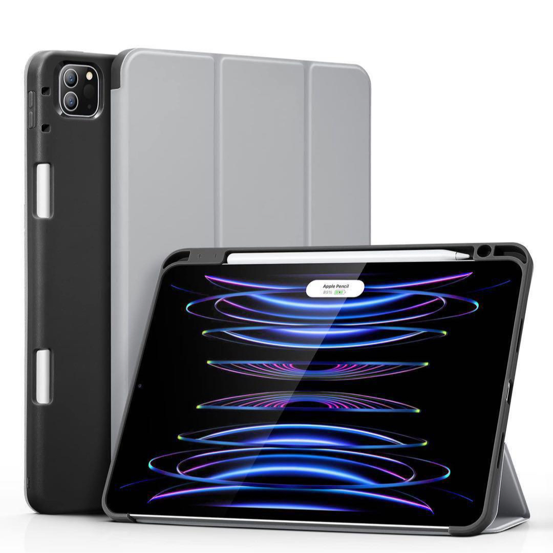 人気❤️iPad ESR iPad Pro11 ケース ペンシルホルダー付 スマホ/家電/カメラのスマホアクセサリー(その他)の商品写真