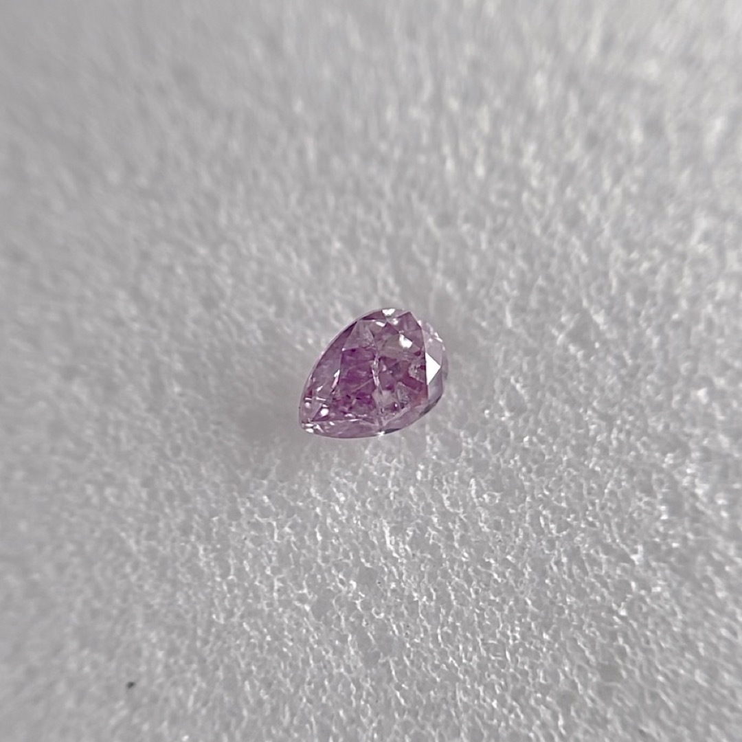 0.073ct 天然パープルFANCY INTENSE PINK PURPLE レディースのアクセサリー(その他)の商品写真