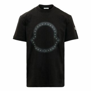 モンクレール(MONCLER)の送料無料 200 MONCLER モンクレール 8C00015 8390T ブラック Tシャツ クルーネック カットソー 半袖 size XL(Tシャツ/カットソー(半袖/袖なし))