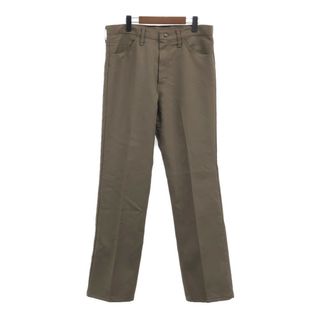 Wrangler - 2000年代～ Wrangler ラングラー ランチャードレスパンツ アメカジ ブラウン (メンズ W34 L32) 中古 古着 Q4078