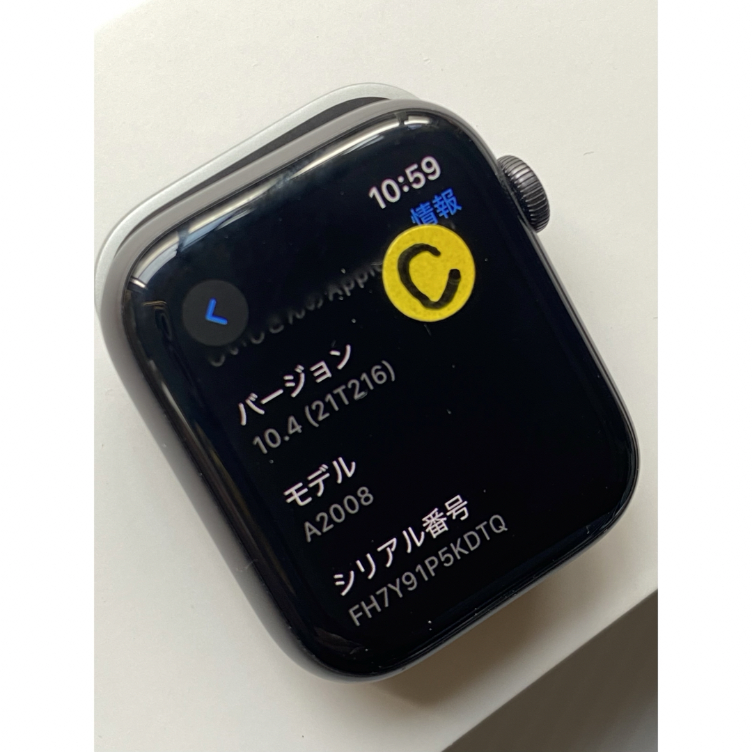 Apple Watch(アップルウォッチ)のApplewatch series4 GPS+cellular 44㎜ BT96 メンズの時計(腕時計(デジタル))の商品写真