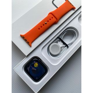 アップルウォッチ(Apple Watch)のApplewatch series4 GPS+cellular 44㎜ BT96(腕時計(デジタル))