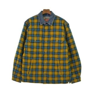 ディーゼル(DIESEL)のDIESEL ディーゼル ブルゾン（その他） S 黄x青x赤等(チェック) 【古着】【中古】(その他)