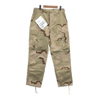 デッドストック 2000年代～ 米軍実物 U.S.ARMY BDUパンツ ミリタリー 3Cデザートカモ ベージュ (メンズ SMALL SHORT) 中古 古着 Q4097(その他)