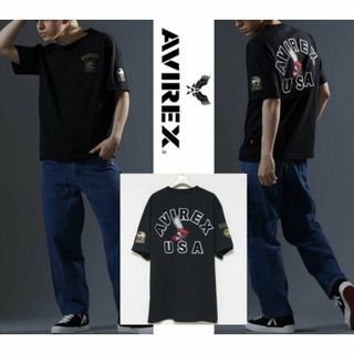 アヴィレックス(AVIREX)の新品訳【チェンソーマン × ONEMADE × アヴィレックス】Tシャツ黒 XL(Tシャツ/カットソー(半袖/袖なし))