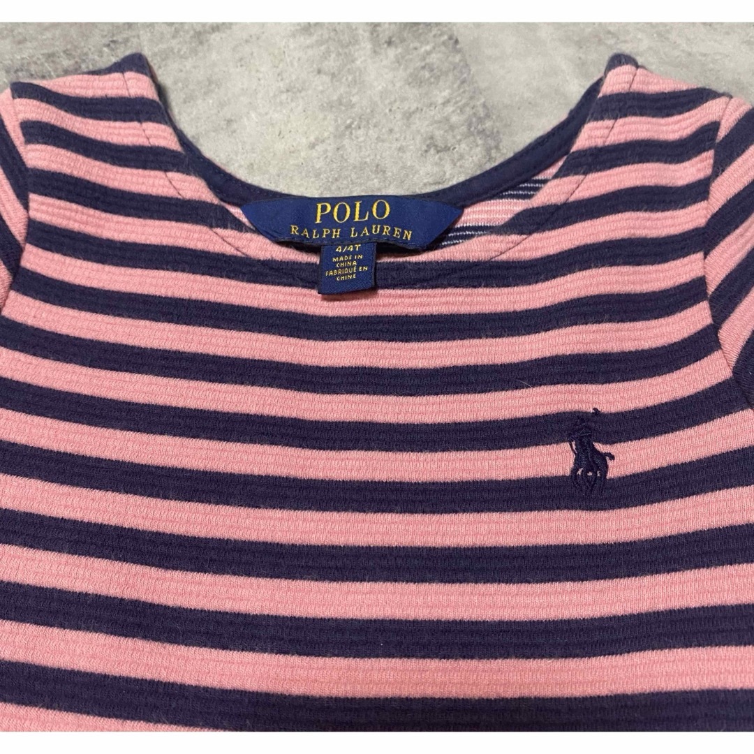 Ralph Lauren(ラルフローレン)のラルフローレン　キッズワンピース　サイズ４／４Ｔ キッズ/ベビー/マタニティのキッズ服女の子用(90cm~)(ワンピース)の商品写真