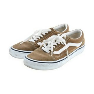 ヴァンズ(VANS)のVANS バンズ スニーカー 24.5cm ベージュx白 【古着】【中古】(スニーカー)