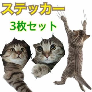 猫 ねこ ネコ ウォールステッカー 可愛い アニマル おもしろ 雑貨 インテリア(その他)