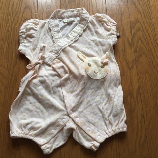 クーラクール(coeur a coeur)のクーラクール　キムラタン　浴衣　ロンパース　ベビー　新生児(ロンパース)