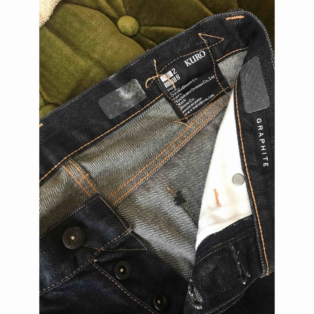 KURO(クロ)のKURO 日本製 28インチ ジーパン デニム 長ズボン メンズのパンツ(デニム/ジーンズ)の商品写真