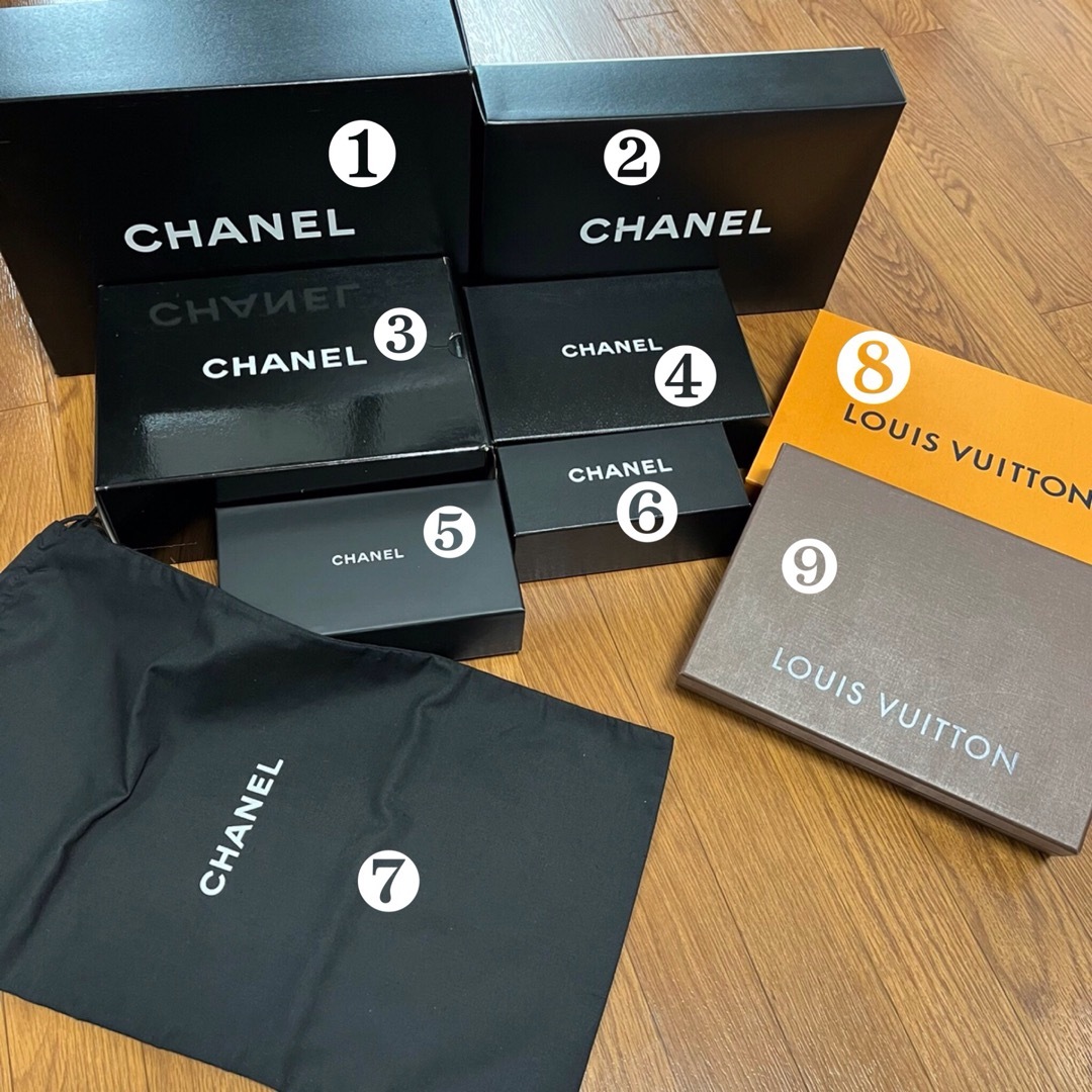 CHANEL(シャネル)のCHANEL、シャネル、空箱、ケース、箱、化粧箱、Chanel、❾点SET その他のその他(その他)の商品写真