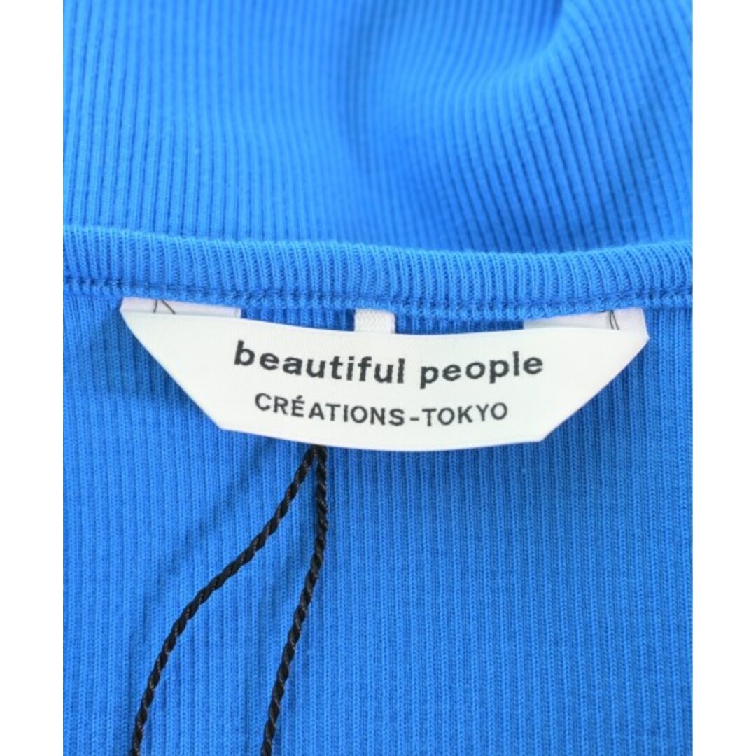 beautiful people(ビューティフルピープル)のbeautiful people ビューティフルピープル タンクトップ F 青 【古着】【中古】 レディースのトップス(タンクトップ)の商品写真