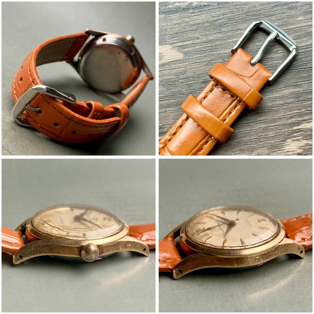 GIRARD-PERREGAUX(ジラールペルゴ)の【動作品】ジラールペルゴ アンティーク 腕時計 1950年代 自動巻き メンズ メンズの時計(腕時計(アナログ))の商品写真