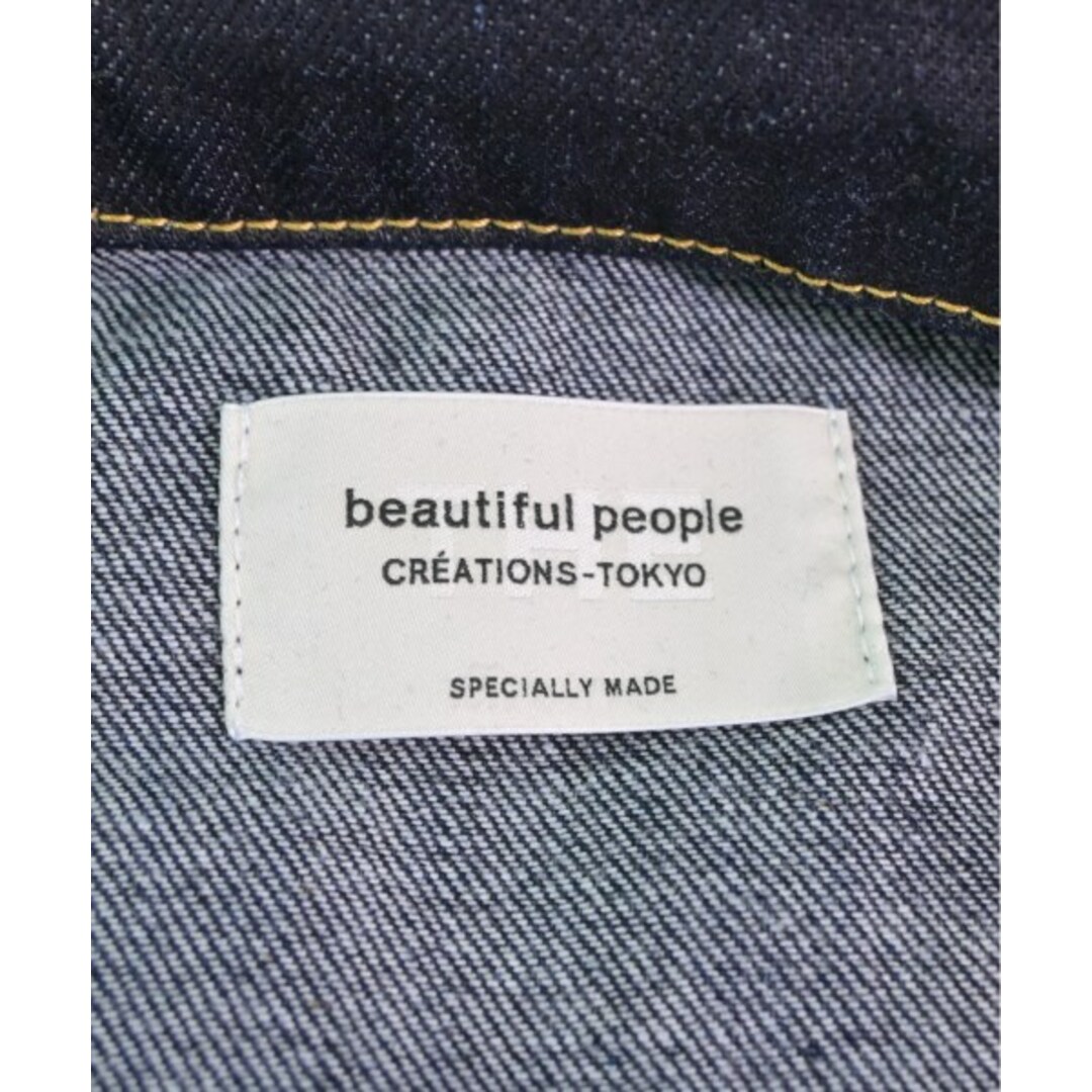 beautiful people(ビューティフルピープル)のbeautiful people デニムジャケット 34(XS位) 【古着】【中古】 レディースのジャケット/アウター(Gジャン/デニムジャケット)の商品写真