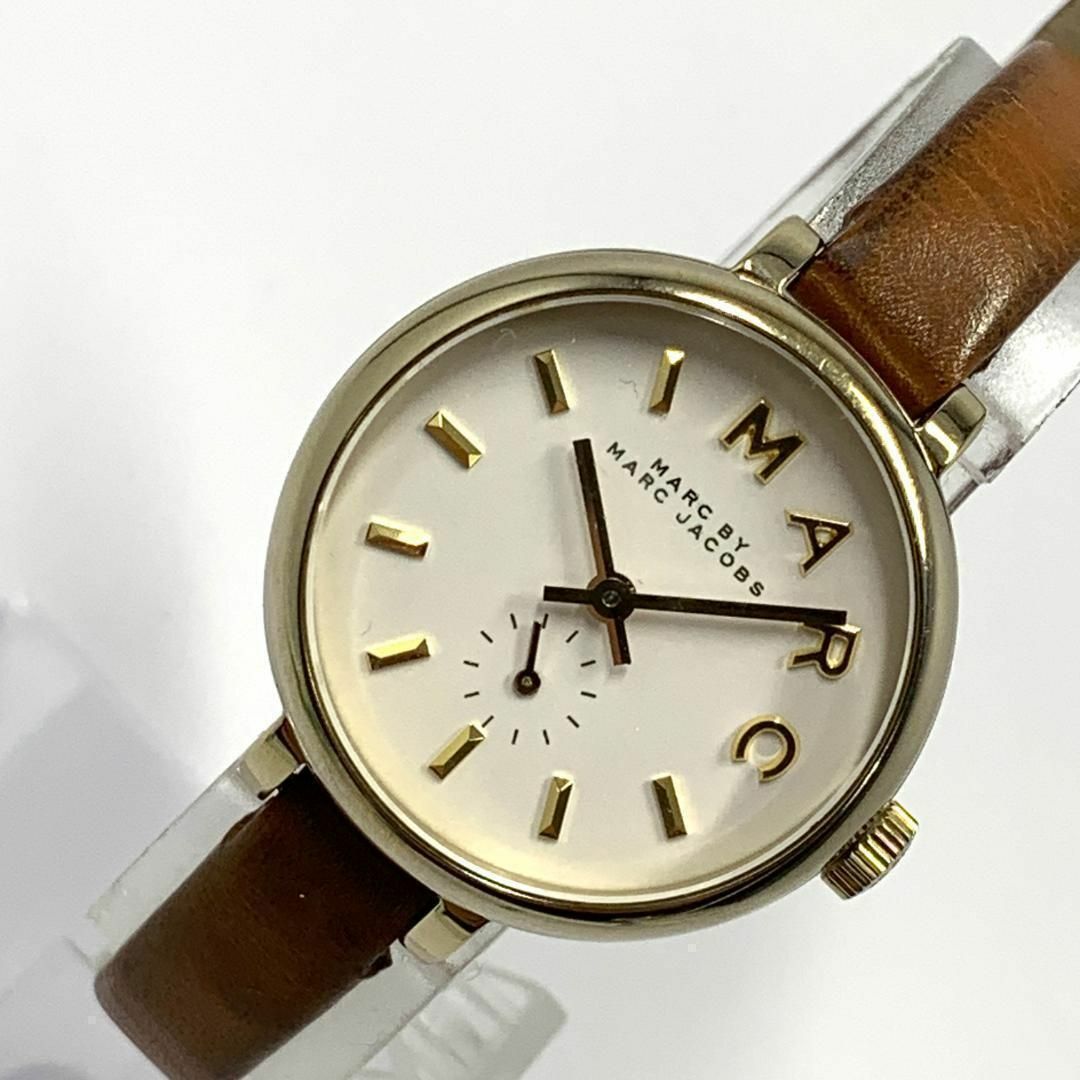 MARC BY MARC JACOBS(マークバイマークジェイコブス)の251 稼働品 MARC JACOBS レディース 腕時計 スモールセコンド レディースのファッション小物(腕時計)の商品写真