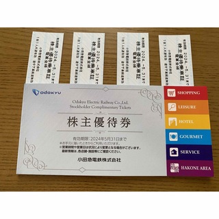 小田急　株主優待　乗車証(鉄道乗車券)