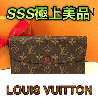 ルイヴィトン(LOUIS VUITTON)の極上美品✨　ルイヴィトン　エミリー　モノグラム　赤(財布)