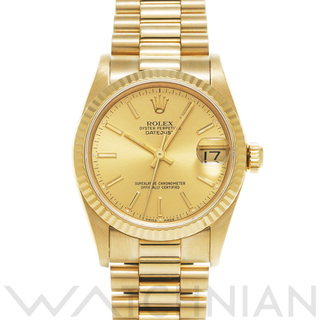 ロレックス(ROLEX)の中古 ロレックス ROLEX 68278 E番(1991年頃製造) シャンパン ユニセックス 腕時計(腕時計)