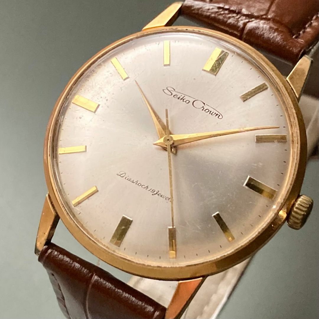 SEIKO(セイコー)の【動作品】セイコー クラウン アンティーク 腕時計 1966年 手巻き メンズ  メンズの時計(腕時計(アナログ))の商品写真