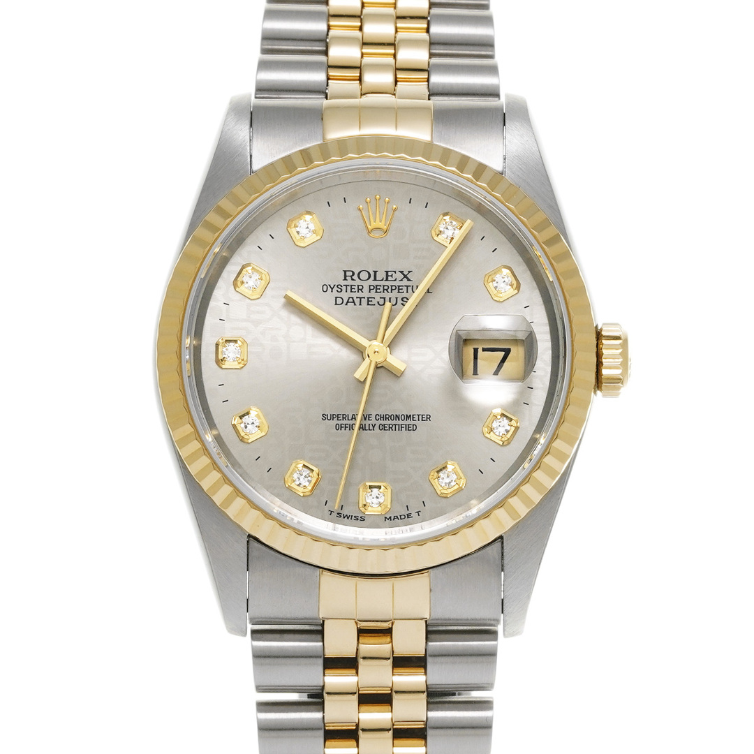 ROLEX(ロレックス)の中古 ロレックス ROLEX 16233G T番(1996年頃製造) グレーコンピュータ /ダイヤモンド メンズ 腕時計 メンズの時計(腕時計(アナログ))の商品写真