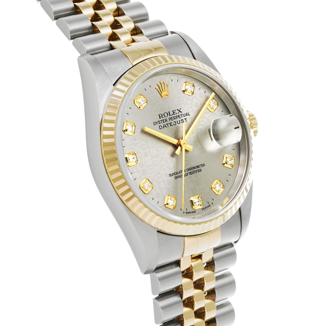 ROLEX(ロレックス)の中古 ロレックス ROLEX 16233G T番(1996年頃製造) グレーコンピュータ /ダイヤモンド メンズ 腕時計 メンズの時計(腕時計(アナログ))の商品写真
