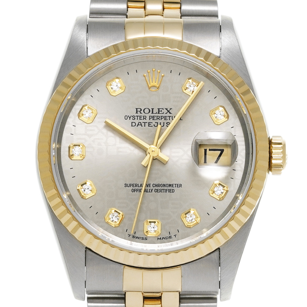 ROLEX(ロレックス)の中古 ロレックス ROLEX 16233G T番(1996年頃製造) グレーコンピュータ /ダイヤモンド メンズ 腕時計 メンズの時計(腕時計(アナログ))の商品写真