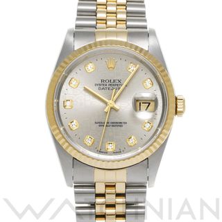 ロレックス(ROLEX)の中古 ロレックス ROLEX 16233G T番(1996年頃製造) グレーコンピュータ /ダイヤモンド メンズ 腕時計(腕時計(アナログ))