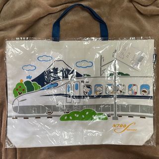 新品💙ファミリア × 新幹線　コラボ　富士山　トートバッグ　絵本バッグ