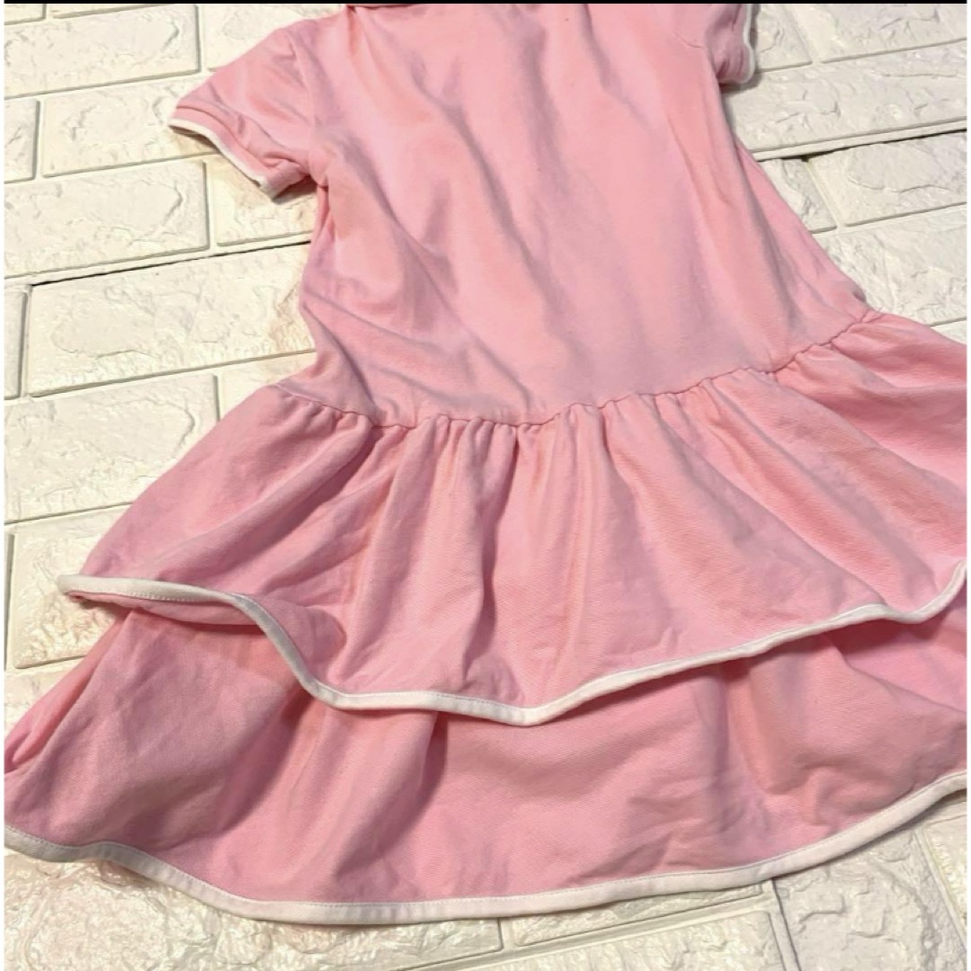 Ralph Lauren(ラルフローレン)の120 ラルフローレン　ポロスポーツ　ピンクのワンピース キッズ/ベビー/マタニティのキッズ服女の子用(90cm~)(ワンピース)の商品写真