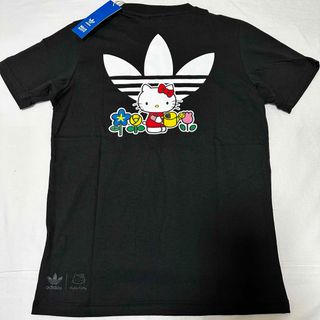 オリジナルス(Originals（adidas）)の新品　150 アディダス　オリジナルス　ハローキティ　コラボ　半袖　Tシャツ(Tシャツ/カットソー)