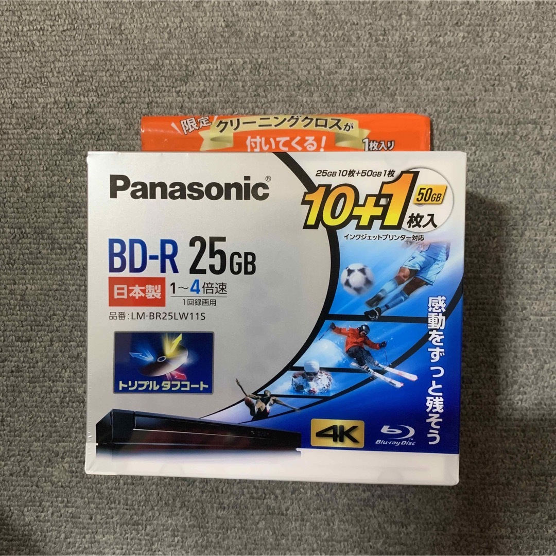 Panasonic(パナソニック)のPanasonic 録画用4倍速 ブルーレイディスク LM-BR25LW11S スマホ/家電/カメラのテレビ/映像機器(その他)の商品写真