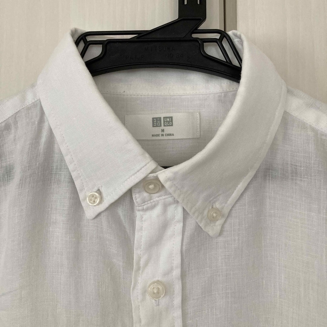 UNIQLO(ユニクロ)のUNIQLO リネンシャツ　メンズM メンズのトップス(シャツ)の商品写真