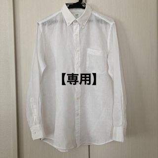 UNIQLO リネンシャツ　メンズM