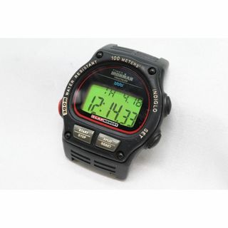 タイメックス(TIMEX)の【W139-55】動作品 タイメックス アイアンマン デジタル 腕時計 フェイス(腕時計(デジタル))