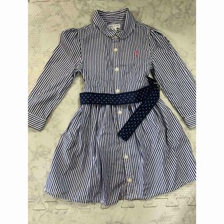 ラルフローレン(Ralph Lauren)のラルフローレンストライプワンピース18M(85cmくらい)(ワンピース)