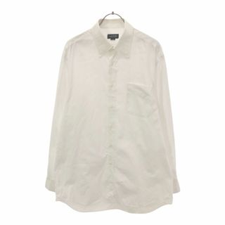 LANVIN - ランバン 日本製 長袖 シャツ 41-84 ホワイト LANVIN メンズ 古着 【240423】