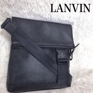 LANVIN en Bleu - 極美品 LANVIN PVC レザー カモフラ ショルダーバッグ サコッシュ