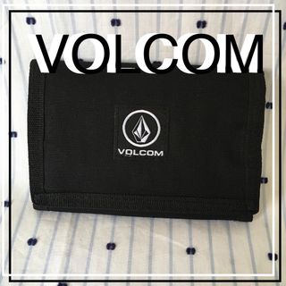 ボルコム(volcom)のVOLCOMボルコムUS限定コーデュラウォレットバリバリ折財布 blk(折り財布)