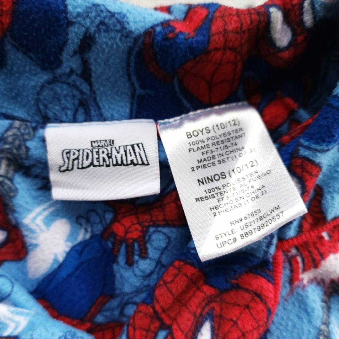 MARVEL(マーベル)のスパイダーマン パジャマシャツパジャマパンツ２枚セット キッズ/ベビー/マタニティのキッズ服男の子用(90cm~)(パジャマ)の商品写真