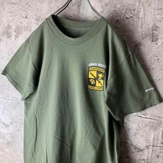 サンタモニカ(Santa Monica)のNo253 ARMY オリーブカラー　USA製ヴィンテージ Tシャツ 90s(Tシャツ/カットソー(半袖/袖なし))