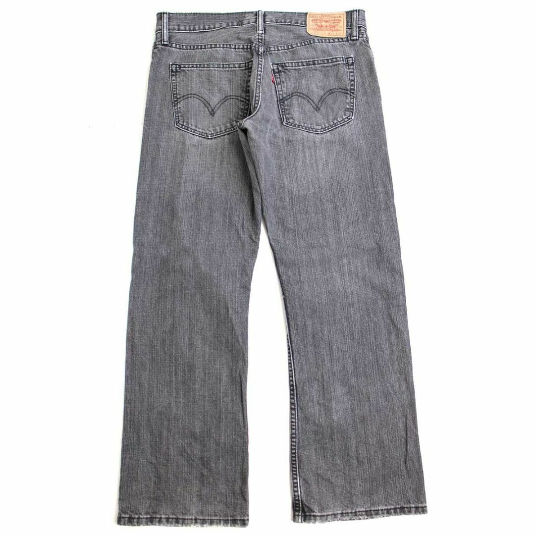 Levi's(リーバイス)のメキシコ製 Levi'sリーバイス 527 ブーツカット 先染め ブラック デニムパンツ フェード w33 L30★SDP2581 ジーンズ フレア ヒゲ 加工 メンズのパンツ(デニム/ジーンズ)の商品写真