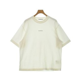 アクネストゥディオズ(Acne Studios)のAcne Studios アクネストゥディオズ Tシャツ・カットソー S 白 【古着】【中古】(Tシャツ/カットソー(半袖/袖なし))